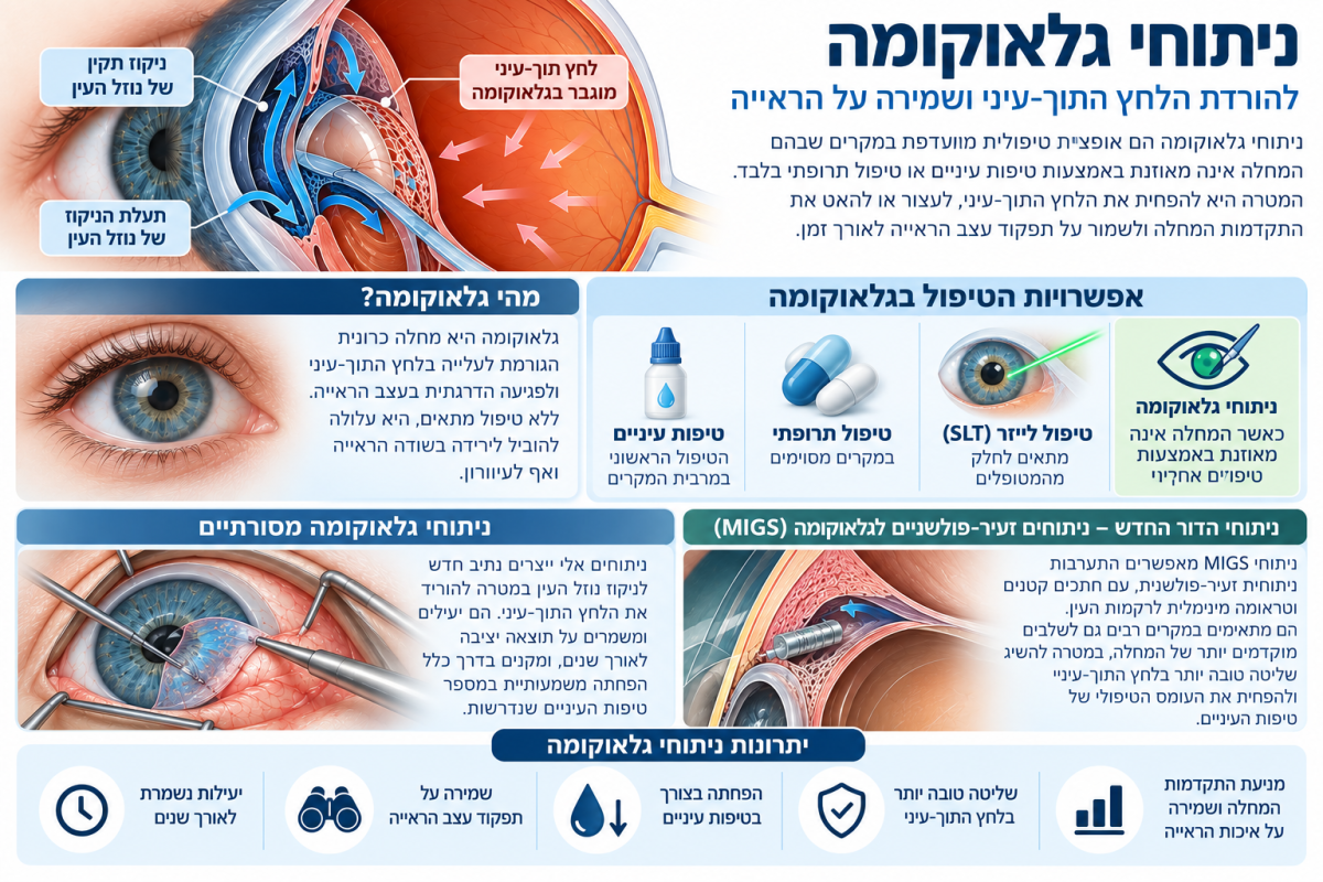 ניתוחי גלאוקומה